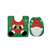 Papier toilette jetable en tissu à thème de Noël, motif Père Noël sans visage, style européen, pour l'exportation transfrontalière