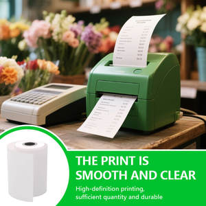 Tamaño de stock 44x70 76x76 57x40 57x50 79x70 79 80x80x80 Rollo térmico Papel de caja registradora para impresora de recibos de tarjeta de crédito de billetes de cajero automático - Product Image 4