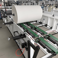 Machine automatique pour papier toilette, fabriquant des petits rouleaux et les coupant, ligne de production tout-en-un