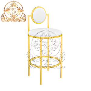 Ensemble <span class=keywords><strong>de</strong></span> <span class=keywords><strong>4</strong></span> tabourets <span class=keywords><strong>de</strong></span> <span class=keywords><strong>bar</strong></span> vip bon marché d'occasion comptoir <span class=keywords><strong>de</strong></span> cuisine bon marché d'occasion maison <span class=keywords><strong>de</strong></span> luxe moderne en métal en acier inoxydable doré - Product Image 1