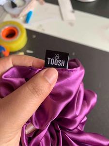 Горячая Распродажа, большие шелковые резинки для волос, большой держатель для волос, однотонная резинка для конского хвоста, атласные резинки для волос - Product Image 6