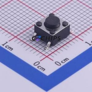 TS-1002S-04526C Tactile Switch SMD-4P,6x6mm Switch Single Pole Single Throw Round Button Vertical Mount 6mm - Product Image 1