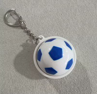 Jouet anti-stress, 1 interrupteur à touches mécaniques, tennis, baseball, football, lumière LED, capuchon de touche personnalisé, porte-clés de clavier fidget