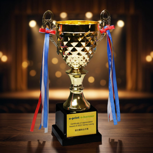 Trophée, Médaille, Plaqué Or, Cristal, Acrylique, Bois, Métal, Argent, Fer, Bambou, Plastique, Gravé, Personnalisé, Cadeau d'entreprise, Sport - Product Image 3