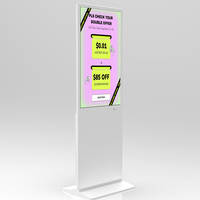49 pouces intérieur PCAP LCD affichage numérique affichage interactif Totem FloorStanding Kiosk écran pour la publicité vidéo avec SDK