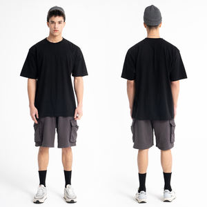 T-shirt unisexe surdimensionné de haute qualité en coton avec épaules tombantes 230gsm Heavyweight Street pour femmes et hommes - Product Image 5