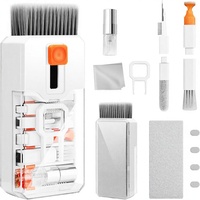 Kit de nettoyage pour clavier d'ordinateur portable - Outil multifonction tout-en-un avec brosse 100% acrylique résistante à l'abrasion pour écran de PC et caméra