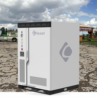 Lezet E261S135 Système de Stockage d'Énergie Commercial et Industriel Tout-en-un BESS LiFePO4 à Refroidissement Liquide Hybride Réseau 135kW 10000 Cycles IP67