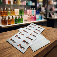 Autocollants personnalisés en vinyle imperméable auto-adhésifs avec logo publicitaire gratuit et couleur sur mesure pour étiquettes de thé au lait