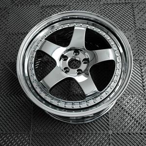 Fornitura di Fabbrica: Cerchi Forgiati ad Alte Prestazioni 18/19/20 Pollici, Profilo Profondo, in Alluminio 6061-T6, Finitura Cromata - Product Image 4