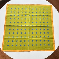 Bandana carrée tendance en popeline de coton à faible MOQ, foulard polyvalent pour femme et écharpe de tête, bandanas en coton personnalisés 22*22 pouces