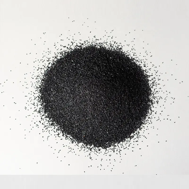 ทรายคอรันดัมสีดำสำหรับพ่นสีน้ำตาลหลอมอะลูมิเนียมออกไซด์สังเคราะห์