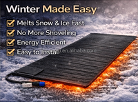 Tapis chauffant pour la fonte de la neige en extérieur avec câble chauffant |   Préparez la glace instantanément avec Plug & Melt |   Compatible 110V/220V |   Approvisionnement direct d'usine