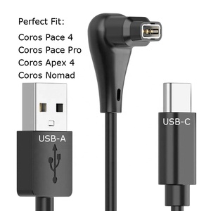 Chargeur de montre connectée pour Coros Pace2 Pace3 Pace4 Apex Apex4 <span class=keywords><strong>Apex2</strong></span> Pro Vertix Vertix2, chargeur de montre connectée avec moniteur de fréquence cardiaque - Product Image 1