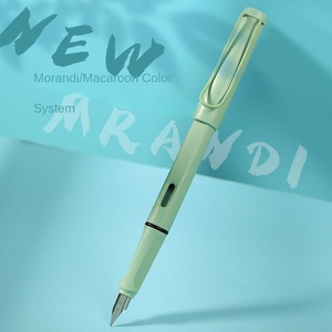 <span class=keywords><strong>Stylo</strong></span> à encre en plastique de couleur Macaron Morandi en gros pour les étudiants, pratique de la <span class=keywords><strong>calligraphie</strong></span> avec pointe EF - Product Image 3