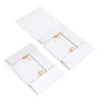 Boîte cadeau pliable à fermeture magnétique avec logo personnalisé, écologique, recyclable, boîte de vente au détail de luxe en carton pour vêtements
