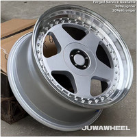 Jantes forgées deux pièces JUWA, qualité OEM, largeurs personnalisées, ET Track Street 5x100 5x108 5x112 5x114.3 5x120 5x130, aluminium OZ Futura