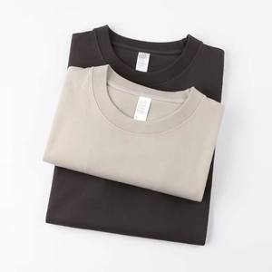 เสื้อยืดโอเวอร์ไซส์ผ้าฝ้ายหนา 250gsm สำหรับผู้ชายและผู้หญิง ขายส่ง แบบเรียบๆ สไตล์วินเทจ รับสกรีนโลโก้ตามสั่ง - Product Image 1