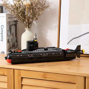 नई 094 परमाणु पनडुब्बी मॉडल बिल्डिंग ब्लॉक ने WW2 सैन्य शैक्षिक खिलौने मैक बनाने के लिए बनाया - Product Image 4