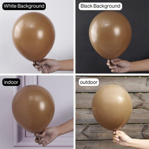 Retro <strong>Brown</strong> <strong>Balloons</strong> 100 Pcs Different Sizes Pack of 18 Inch 12 Inch 10 Inch 5 Inch Coffee <strong>Balloons</strong> for Party Decorations - Product Image 2