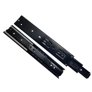 <b>Drawer</b> <b>Slides</b> 45cm Wide 10 In Three Section With Soft Closing For <b>Drawer</b> And Keyboard Tray - Product Image 1