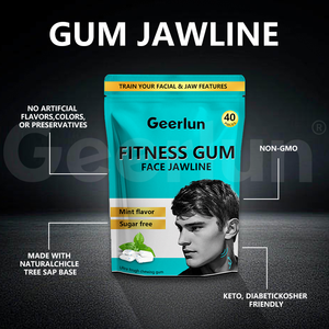 OEM Gomme à <span class=keywords><strong>mâcher</strong></span> dure 15X plus résistante pour l'exercice musculaire, sans sucre, pour renforcer la mâchoire et <span class=keywords><strong>le</strong></span> contour facial - Product Image 5