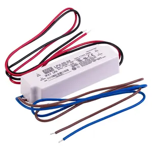 LPV-20-24 20W 24V Meanwellไดร์เวอร์กันน้ำLedกลางแจ้ง