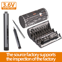YaJin 127 en 1 Mini tournevis multifonctionnel, perceuse électrique rechargeable à piles pour la réparation d'ordinateurs