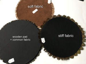 Hot Bán Nhà Sản Xuất Bán Buôn Tự Nhiên Gà lôi Lông Thủ Công Mỹ Nghệ Pad Placemats Đối Với Trang Chủ Bảng Món Quà Giáng Sinh Trang Trí - Product Image 2