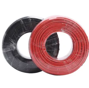 TUV Certificated Single Core Tinned Copper Cable Solar Wire 6mm2 4mm2 2.5mm2 10AWG 12AWG Solar Cable