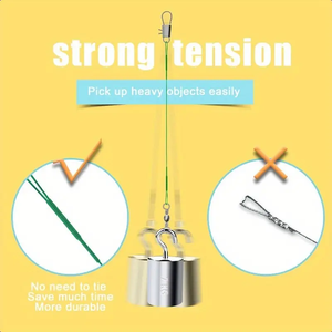 Leaders pêche prédateur plate-forme <span class=keywords><strong>fil</strong></span> d'acier inoxydable Anti-morsure ligne de pêche roulement à billes émerillons boutons-pression eau salée eau douce dévidage - Product Image 3