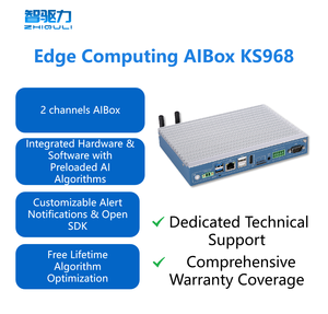 Zhiquli KS968-M2-20 CCTV 2 kênh thời gian thực thông minh phân tích bảo mật Máy tính Hộp rk3588 cạnh Ai bảo vệ an ninh - Product Image 2