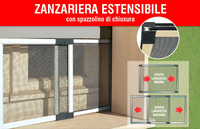 Moustiquaire réglable et facile à installer, moustiquaire de fenêtre, fenêtre coulissante en fibre de verre résistante au feu et Durable