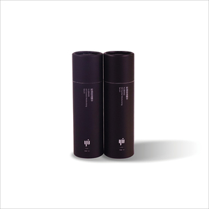 Cajas de cilindro de cartón personalizadas, cajas de tubo cosmético grande de diferentes tamaños, embalaje de cilindro de cartón negro - Product Image 6