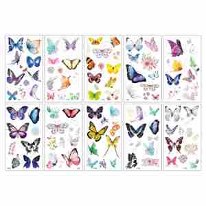 Wholesale Custom 3D Semi Permanent Temporary Tattoo Stickers Body Tattoo Paper for Men - Product Image 2