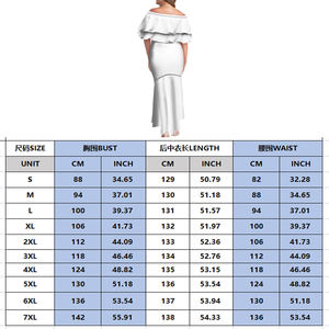 البولينيزية تونغا القبلية حورية البحر فساتين لحضور الحفلات الموسيقية مخصص Melanesia تابا زهرة طباعة مزدوجة الطبقات الكشكشة زائد حجم إمرأة فساتين - Product Image 5