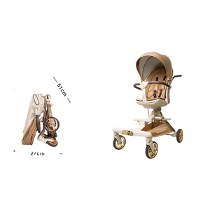 Cochecito Ligero de Lujo para Bebés, Cochecito Doble Ligero con Asiento de Auto, Cochecito con Operación Bidireccional - Product Image 3