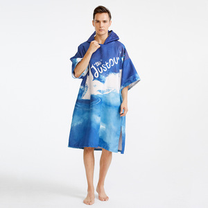 Peignoir à manches imprimées Absorbant à séchage rapide natation peignoir coupe-vent <span class=keywords><strong>Cape</strong></span> à capuche <span class=keywords><strong>adulte</strong></span> Les hommes peuvent porter une <span class=keywords><strong>cape</strong></span> <span class=keywords><strong>de</strong></span> serviette <span class=keywords><strong>de</strong></span> <span class=keywords><strong>bain</strong></span> - Product Image 3