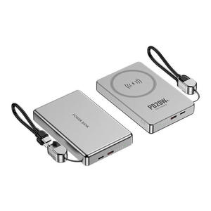 Banco de Energía Portátil de 10000 mAh, Mini Bancos de Energía Magnéticos con Carga Rápida QC 4.0 Tipo-C, Batería Externa de 5000 mAh, Estaciones de Carga - Product Image 1