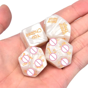4 Uds. Regalo divertido para parejas, juegos sexys para adultos, juego <span class=keywords><strong>de</strong></span> <span class=keywords><strong>dados</strong></span> <span class=keywords><strong>de</strong></span> amor, letras poliédricas en inglés, <span class=keywords><strong>dados</strong></span> <span class=keywords><strong>de</strong></span> postura sexual - Product Image 6