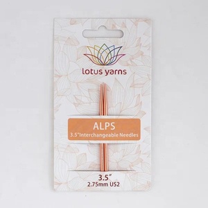 เข็มถักวงกลมอะลูมิเนียมน้ำหนักเบาคุณภาพสูง Lotus Yarns ALPS ขนาด 5 นิ้ว <span class=keywords><strong>3</strong></span>.5 นิ้ว สำหรับงานฝีมือ - Product Image 4