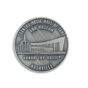 Moneda Conmemorativa Personalizada de Aleación de Zinc, Recuerdo Coleccionable para Eventos Deportivos, Salón de la Fama de la Música de Nashville - Product Image 4