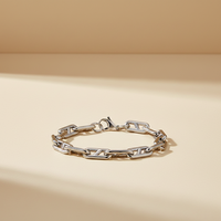 Bijoux Hip-hop Haut de Gamme Écologiques Hypoallergéniques pour Femme : Bracelet à Boucle en Acier Inoxydable Luxe Léger