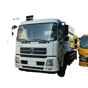 Dongfeng tianjin şasi 12.5 ton kurtarma çekici kamyon flatbed