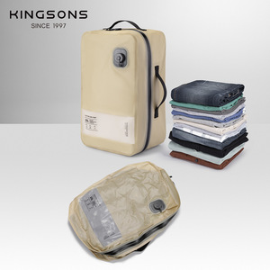 Kingsons Vacuum <b>Compression</b> Storage <b>Bag</b> 25L Rectangle Lightweight Travel Clothing Organizer With Zipper Closure - Product Image 1