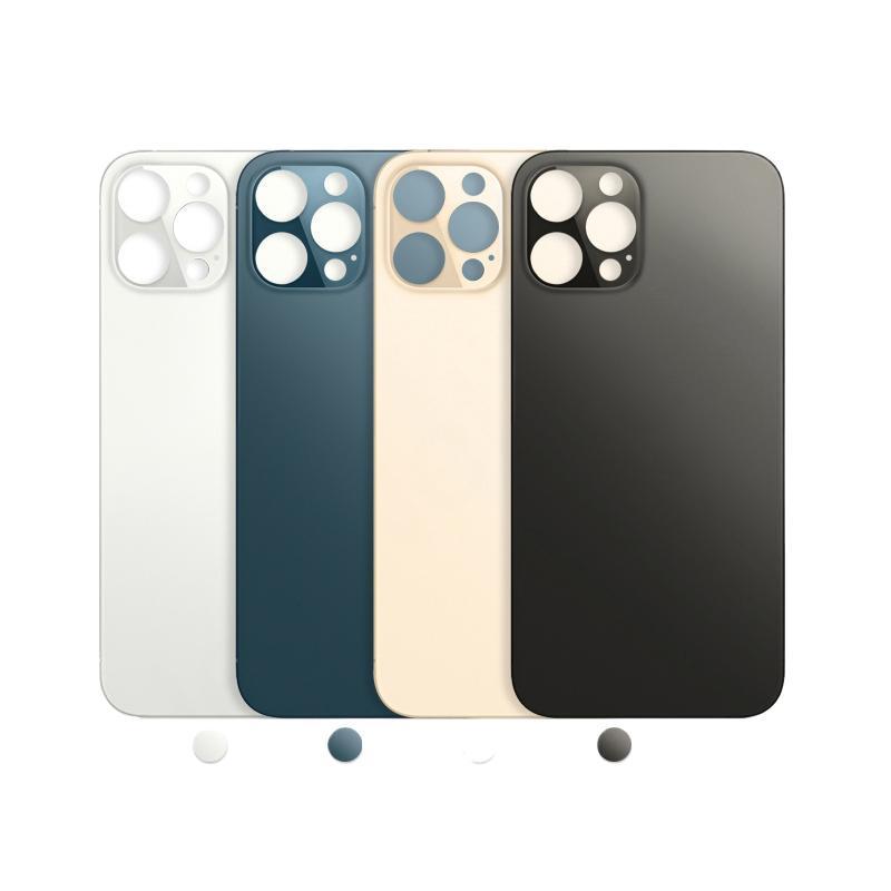 Заднее стекло для IPhone12 Mini для Iphone 11 12 13 Pro Max, задняя крышка аккумулятора с большим отверстием, Задняя стеклянная батарея