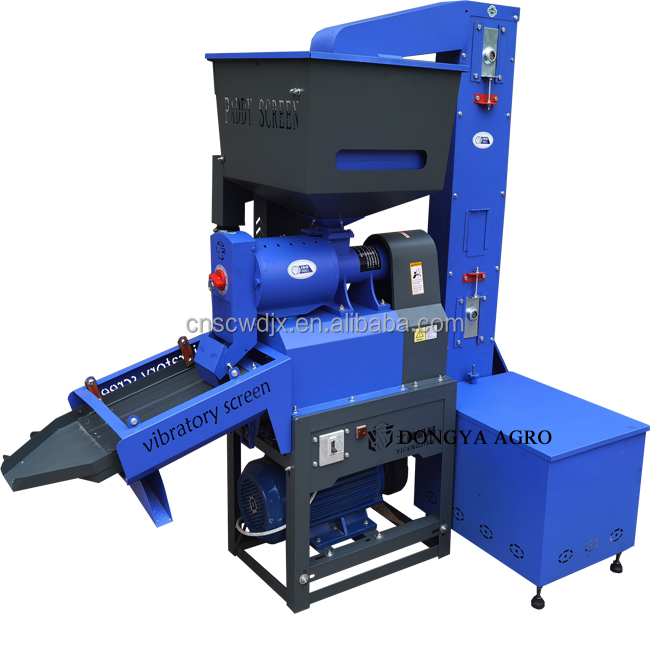 DONGYA AGRO rice mill machine 3 in 1 commercial used 650KG PER HOUR with lifter