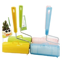 16 cm Déchirure Pet Hair Remover Roller Tape extra collant Lint Roller pour nettoyer les vêtements Chien Chat Hair Remover Roller avec couvercle