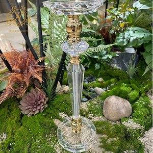 Base de Flores de Cristal Transparente, Decoración de Mesa Principal para Bodas, Centro de Mesa Acrílico para Bodas, Florero - Product Image 3