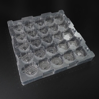Plateau de manutention multifonctionnel en plastique thermoformé pour le stockage de composants électroniques et industriels